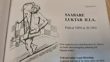 Artikel ur personaltidningen VIPS, 1962